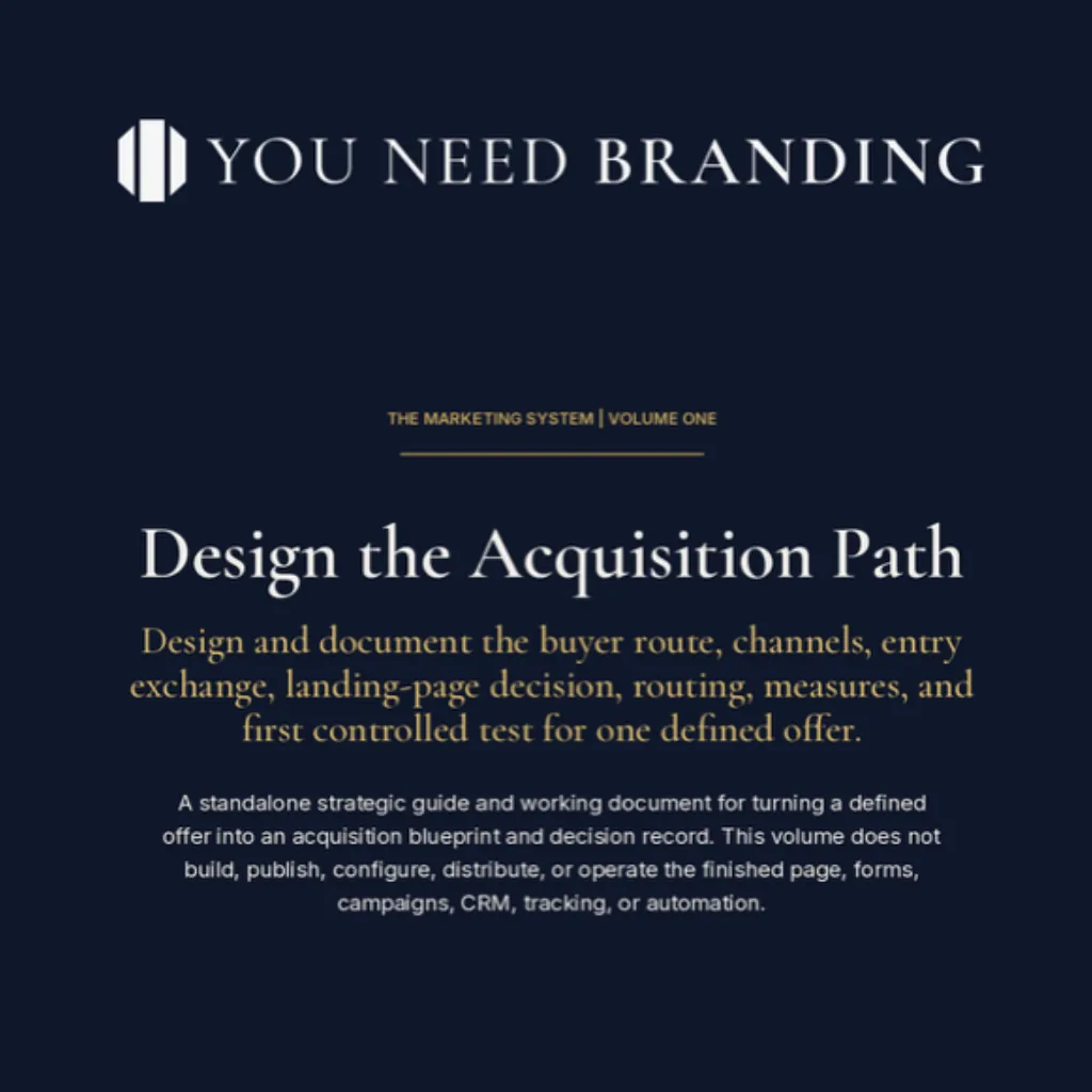Design the Acquisition Path